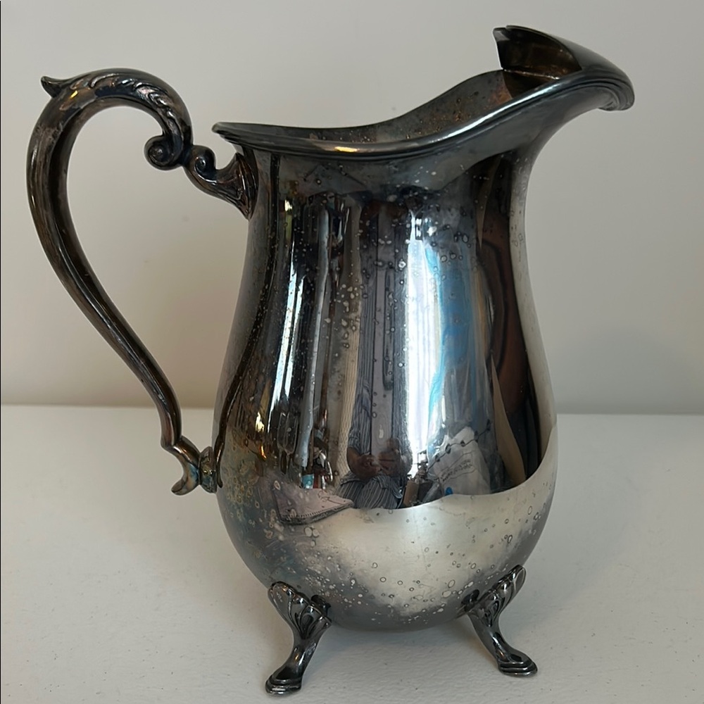Elegant Silver Pitcher